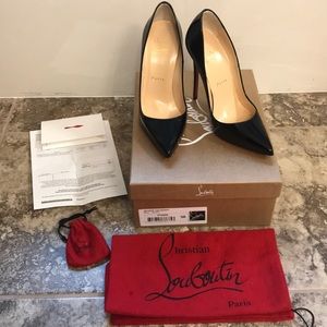Christian Louboutin - SO Kate 120 Patent, Black 36